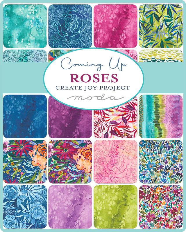 Coming Up Roses JELLY ROLL by Create Joy Project for Moda Fabrics