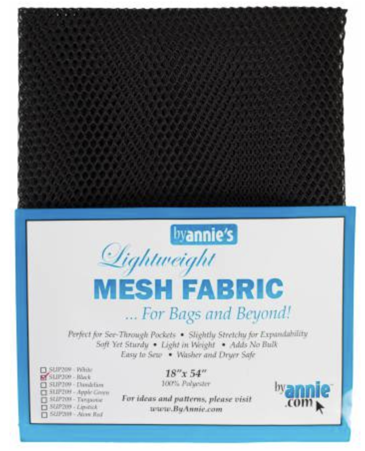 ByAnnie Lightweight Mesh Fabric BLACK - 18