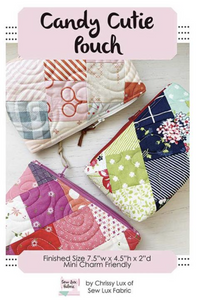 Candy Cutie Pouch Pattern by Sew Lux Fabric