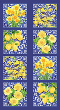 Load image into Gallery viewer, Ceramica BLUE - PANEL by Two Can Art for Andover Fabrics
