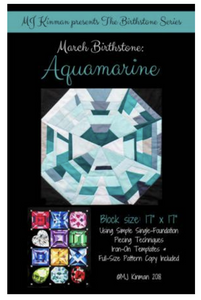 March Birthstone Pattern - Aquamarine