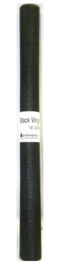 Vinyl Mesh 18 x 36 - BLACK