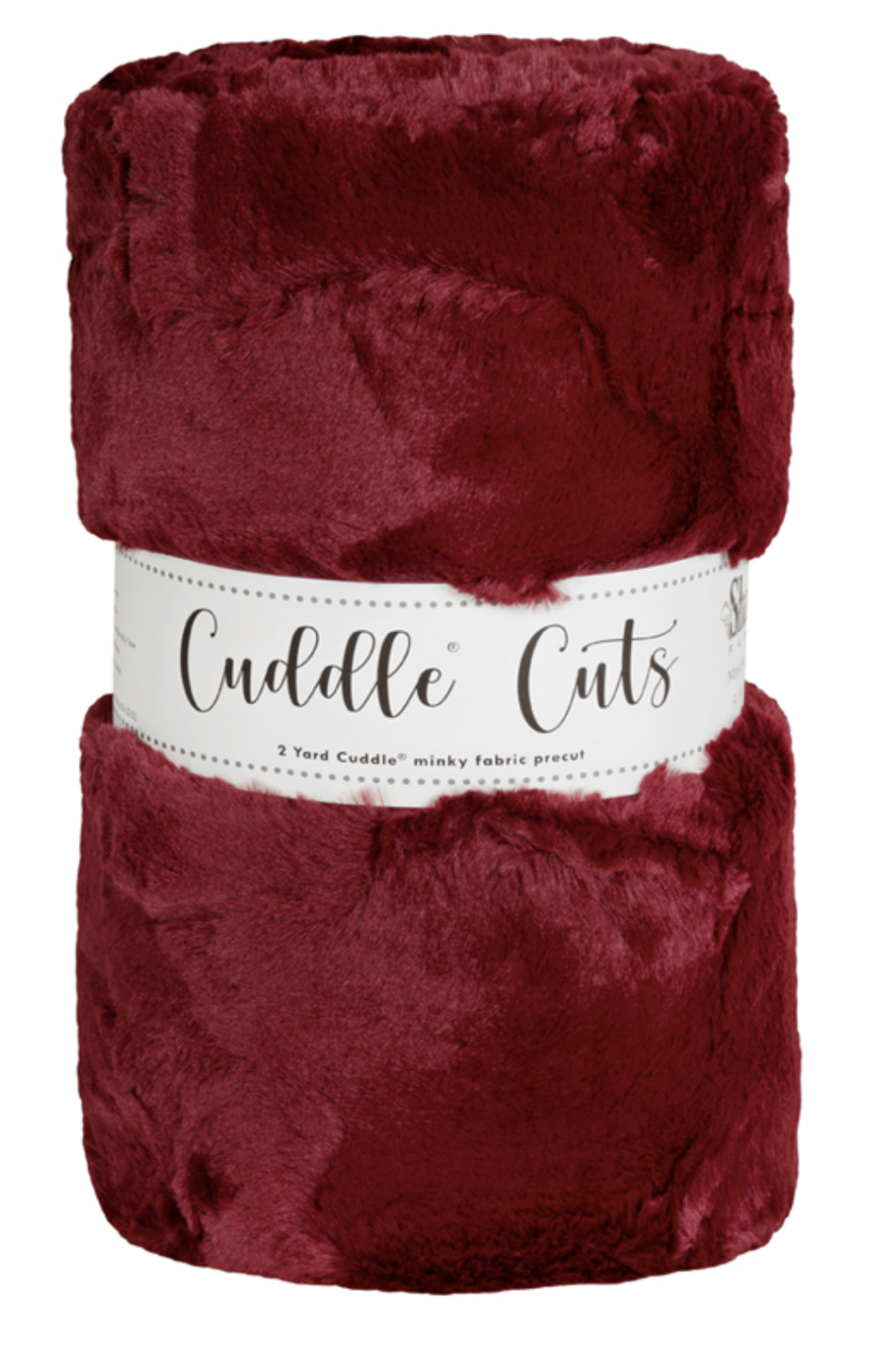 2 Yard Luxe Cuddle Cut HIDE MERLOT by Shannon Fabrics