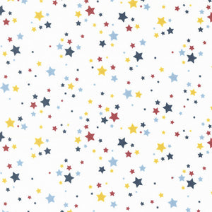 All Star WHITE STAR PLAYER by Stacy Iest Hsu for Moda Fabrics