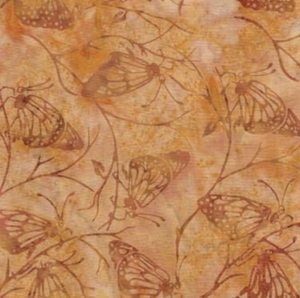 Autumn Wings MONARCH - LIGHT SMORE by/for Island Batiks