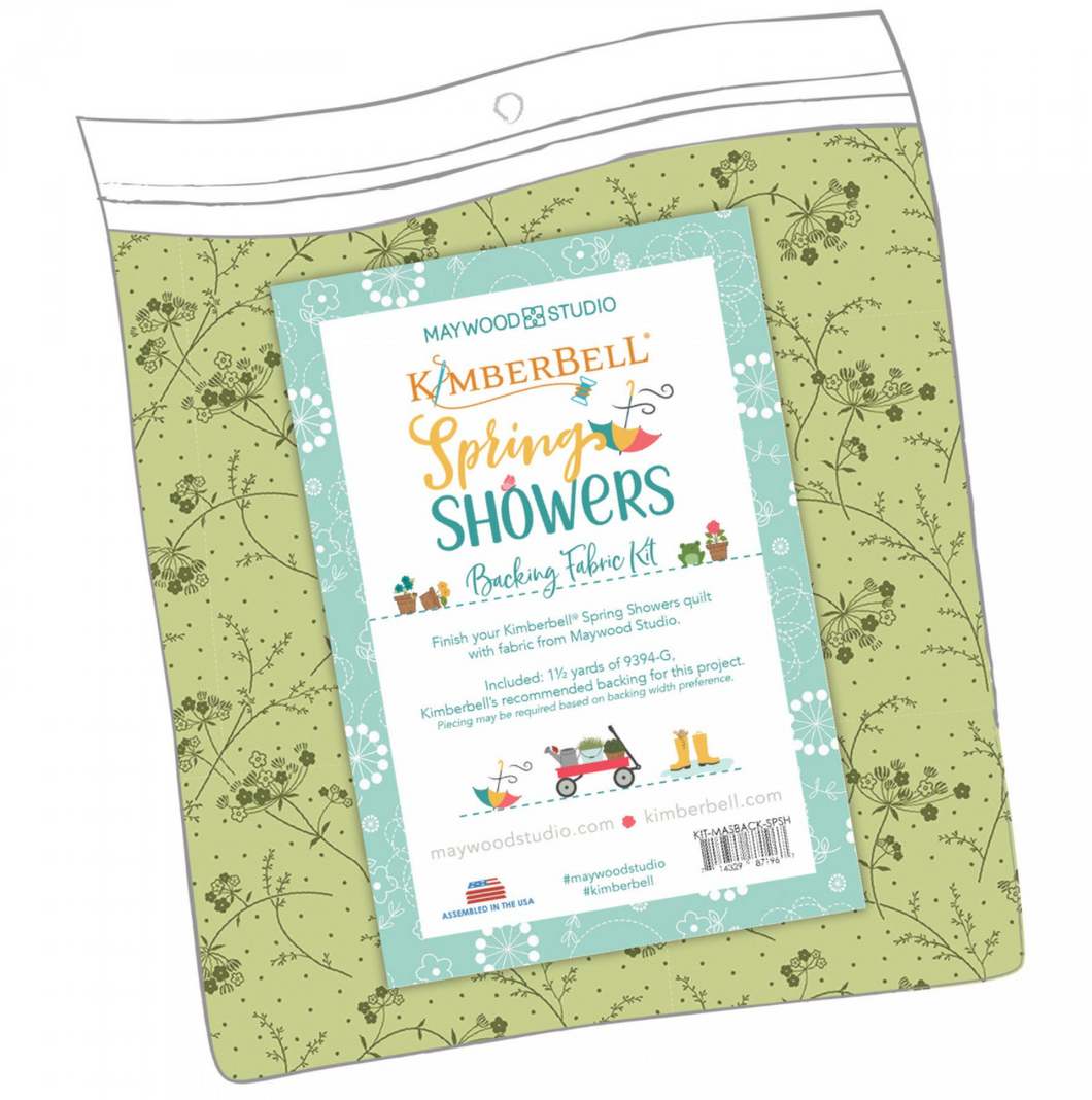 Backing Kit for Kimberbell Spring Showers Quilt