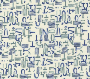 Collage PARCHMENT SKY 1 by Janet Clare for Moda Fabrics