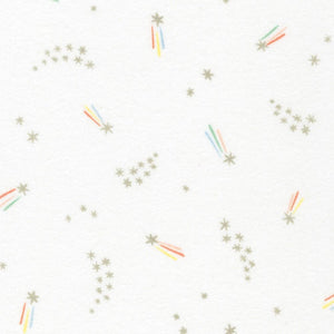 Cozy Coton Flannel - Over the Moon - PASTEL STARS by/for Robert Kauffman Fabrics