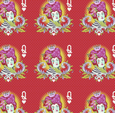Curiouser & Curiouser THE RED QUEEN - WONDER by Tula Pink for Free Spirit Fabrics
