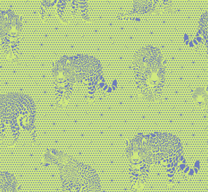Daydreamer LIL JAGUARS - KIWI by Tula Pink for Free Spirit Fabrics