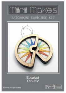 Eucalypt Earrings - Moon Kit and Pattern