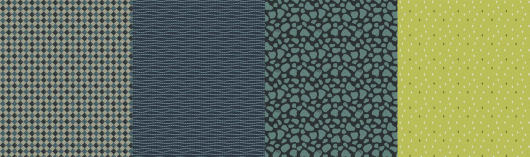 Greenstone LOLLIES - BOTTLED by Jen Kingwell for Moda Fabrics