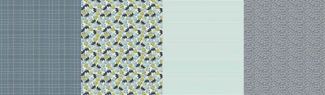 Greenstone LOLLIES - RAINCLOUD by Jen Kingwell for Moda Fabrics