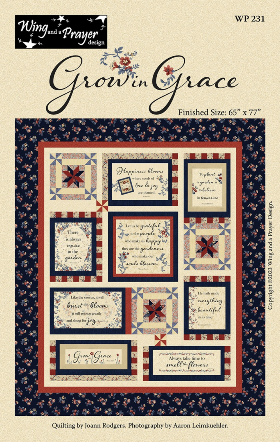 Grow in Grace Pattern from Wing and a Prayer Design