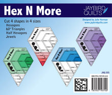 Load image into Gallery viewer, Hex N More Ruler by Jaybird Quilts

