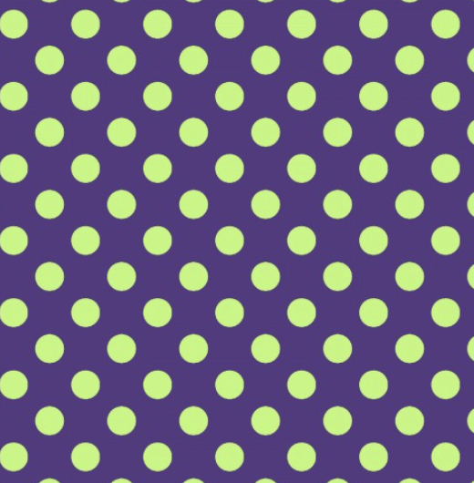 Hometown Halloween DOTS - PURPLE/GREEN by Kimberbell Designs for Maywood Studios