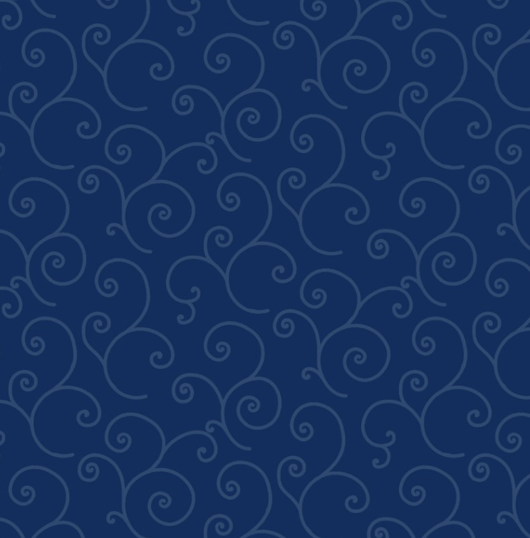 KB Basics SCROLL - NAVY TONAL by Kimberbell Designs for EE Schenck