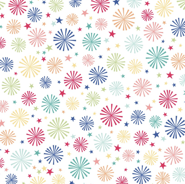 KB Celebrations SPARKLERS - MUTLI BRIGHTS by Kimberbell Designs for EE Schenck