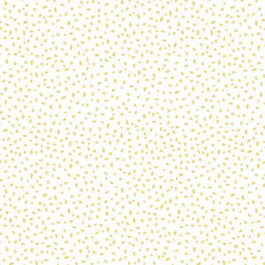 KB Celebrations CONFETTI - METALLIC WHITE/GOLD by Kimberbell Designs for EE Schenck