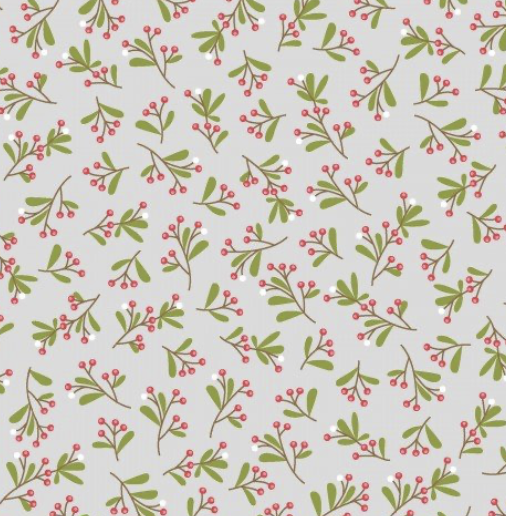 Kimberbell Cup of Cheer GREY MISTLETOE by Kim Christopherson for EE Schenck