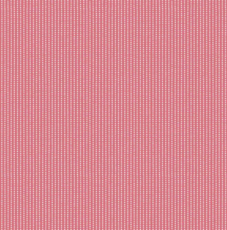 Kimberbell Vintage Flora PERFORATED STRIPE - PINK by Kim Christopherson for Maywood Studios