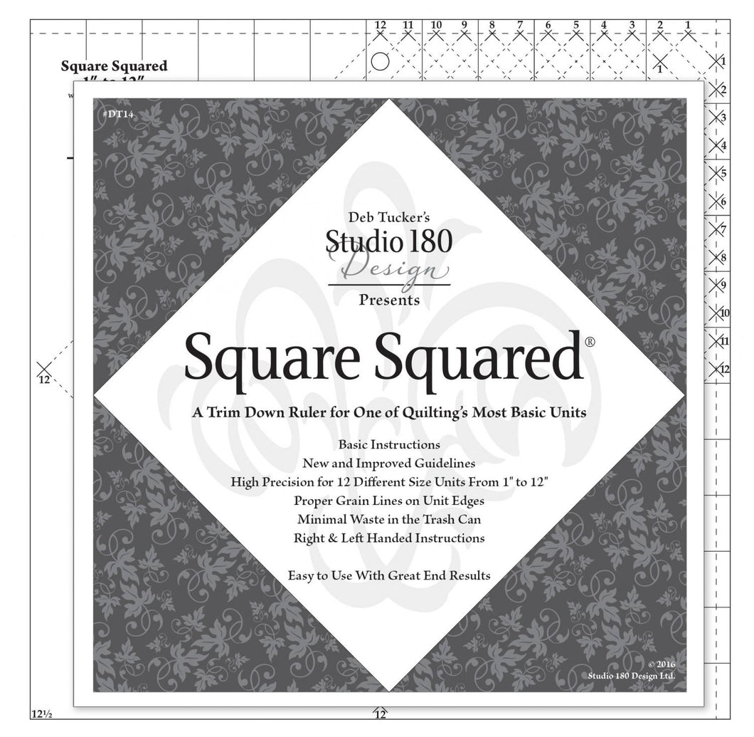 Large Square Squared ruler by Studio 180 Design