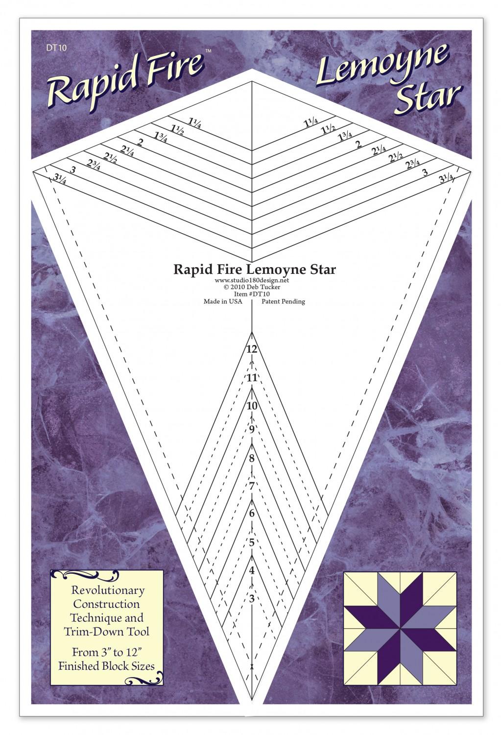 Lemoyne Star Ruler by Studio 180 Design