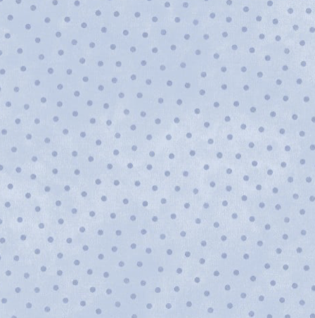 Little Lambies Flannel POLKA DOTS BLUE by Bonnie Sullivan for Maywood Studios