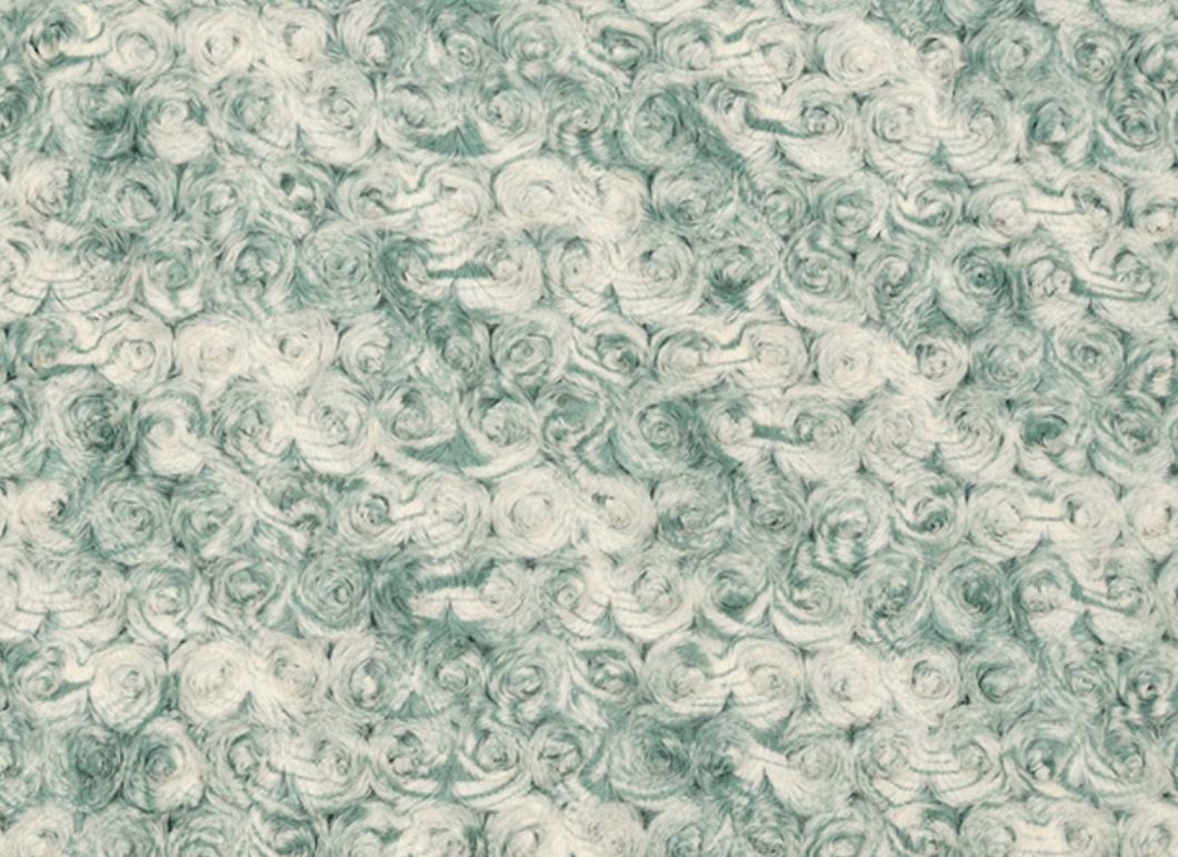 Luxe Cuddle Marble Rose SPRUCE/NATURAL by Shannon Fabrics