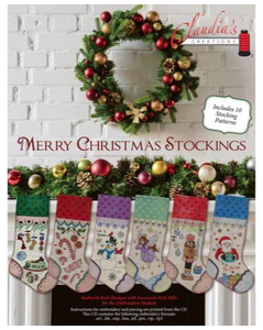 Merry Christmas Stockings by Claudia's Creations