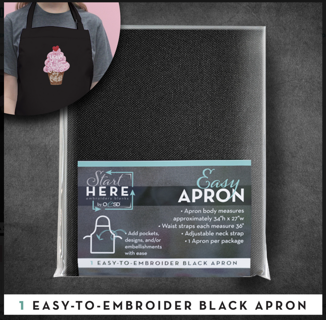 OESD Easy Apron Black 34