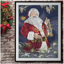 Load image into Gallery viewer, OESD Enchanted Santa Tiling Scene
