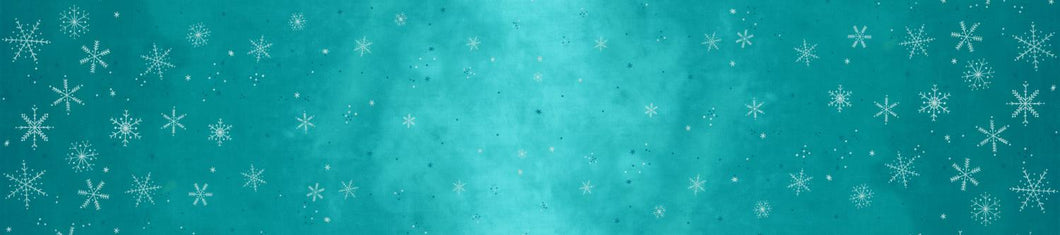 Ombre Flurries Metallic TURQUOISE by V and Co. for Moda Fabrics