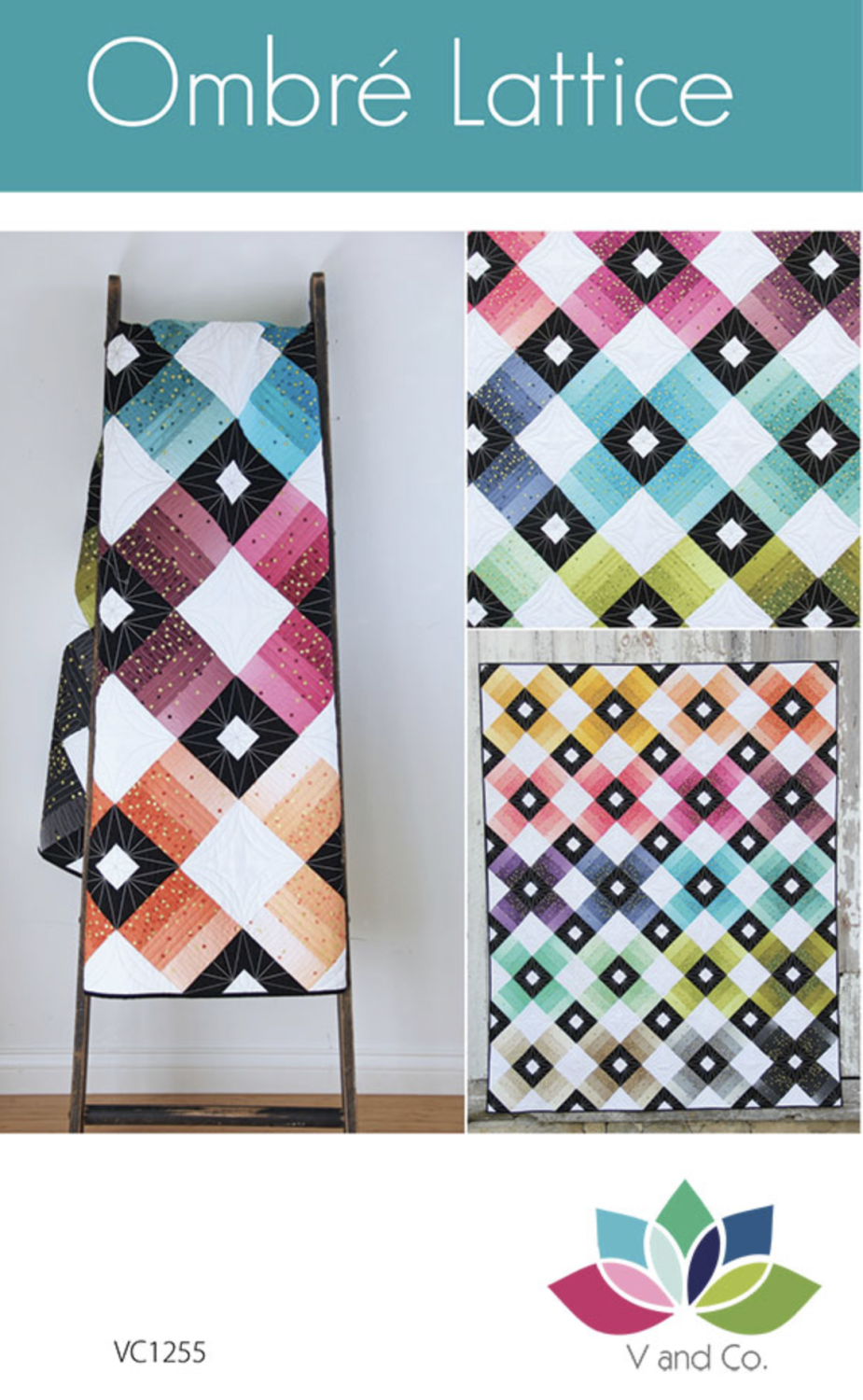 Ombre Lattice Pattern by V and Co. for Moda Fabrics