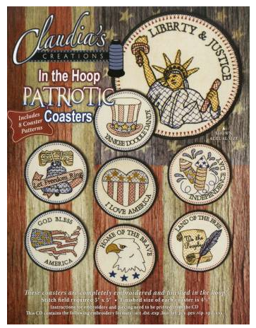 Patriotic Coasters by Claudia's Creations