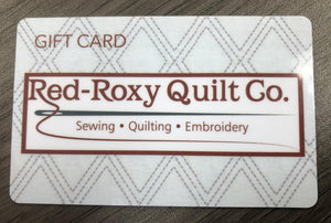 Red-Roxy Quilt Co - GIFT CARD - $25