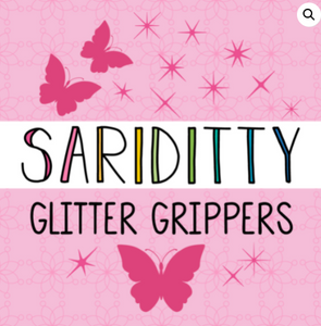 SARIDITTY Butterfly Glitter Grippers 27pc Set