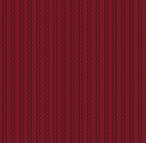 Scrappenstance TICKING STRIPE - CRANBERRY by Kim Diehl for Henry Glass