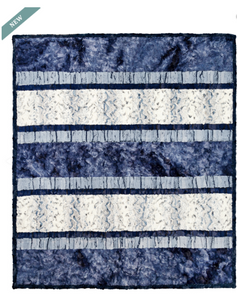 Sensational Strips Cuddle Kit TRUE BLUE by Shannon Fabrics