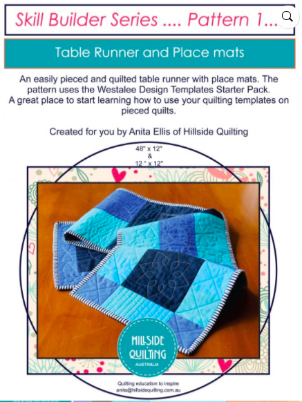 Table Runner And Placemats By Anita Ellis -Skill Builder