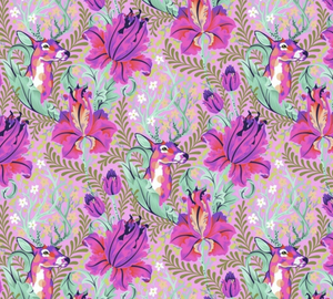 Tiny Beasts DEER JOHN - GLIMMER by Tula Pink for Free Spirit Fabrics