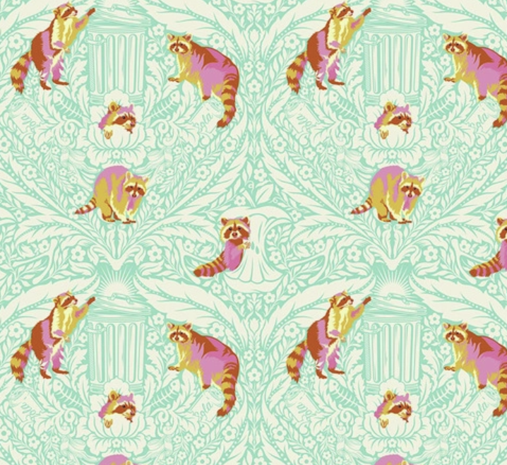 Tiny Beasts ONE MANS TRASH - GLOW by Tula Pink for Free Spirit Fabrics