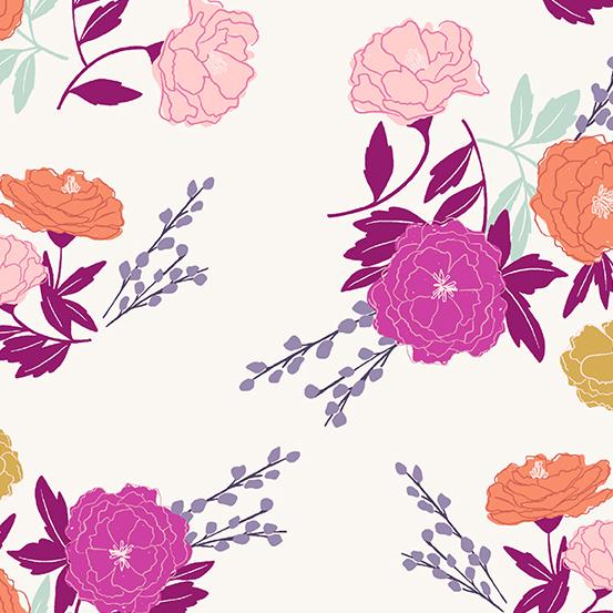 Wanderings BLOSSOM - COTTON by Stephanie Organes for Andover Fabrics
