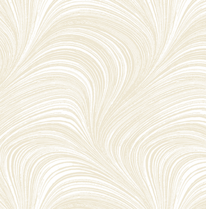 Wide Wave Texture 108" CREAM WIDE BACK by Jackie Robinson for Benartex