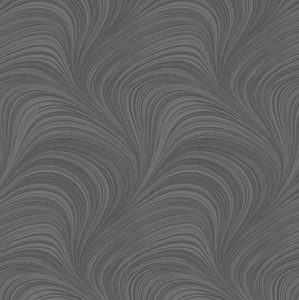 Wide Wave Texture GRAPHITE 108" Wide Back