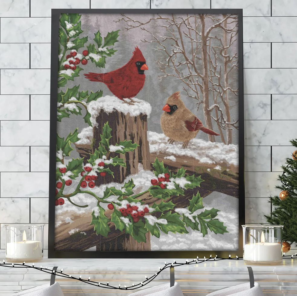 Winter Visitors Tiling Scene USB by Dona Gelsinger for OESD